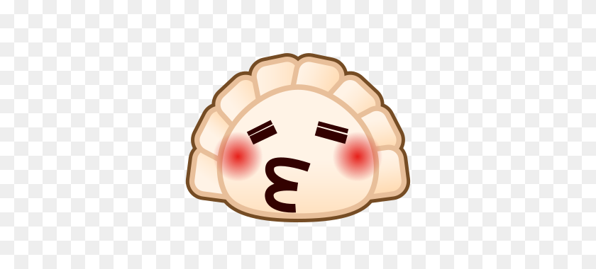 320x320 Dumpling Clipart Emoji - Apple Dumpling Clipart