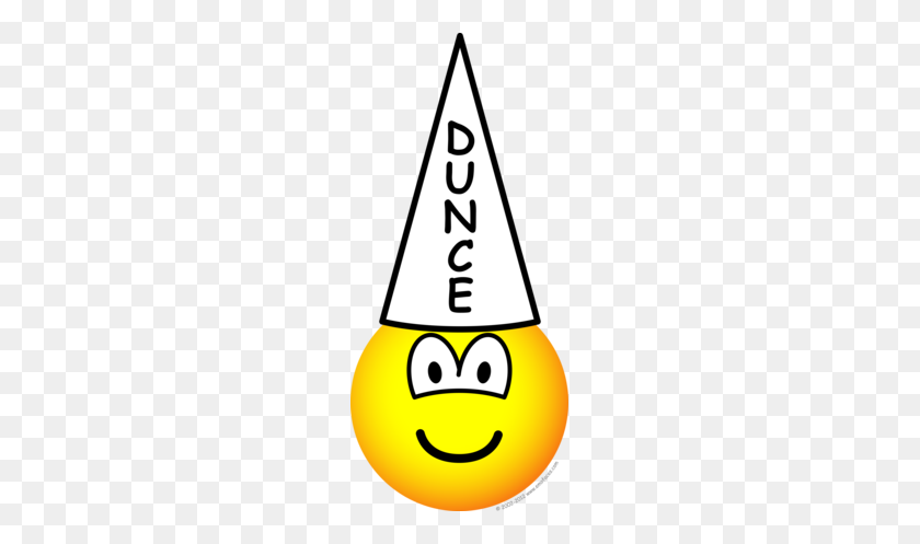 199x437 Dunce Emoticon Emoticons - Dunce Cap Clip Art