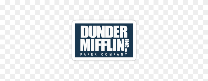280x268 Dunder Mifflin Camiseta De Transferencia De Calor Divertido Diy Plancha En Transferencias - Dunder Mifflin Logo Png