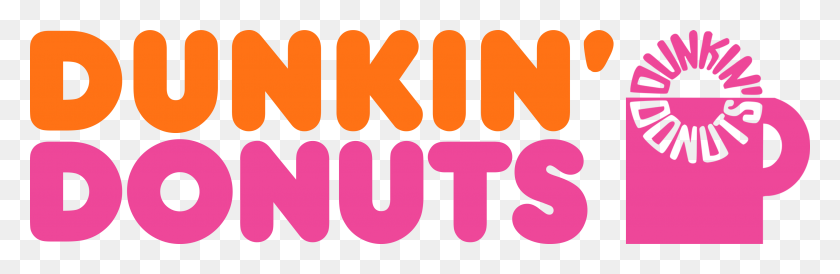 3403x937 Dunkin' Donuts - Dunkin Donuts Clipart