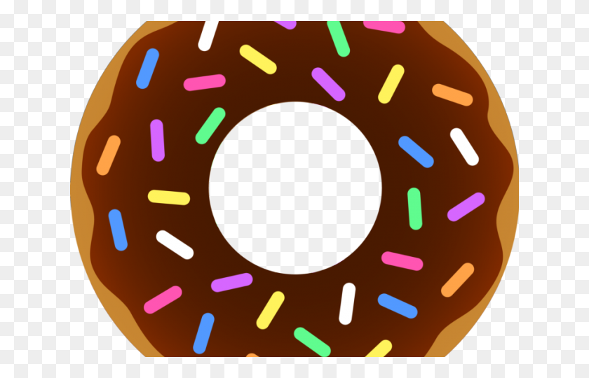 640x480 Данкин Пончики Клипарт Надкушенный Пончик - Смесь Клипарт
