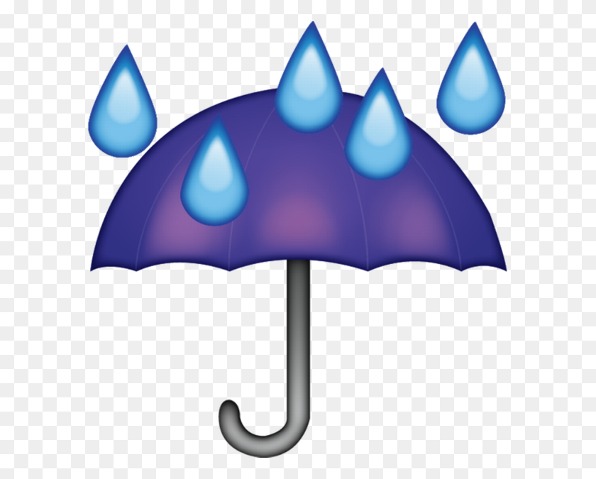 615x615 Durex Запускает Эмодзи Для Безопасного Секса Под Названием «Зонт С Каплями Дождя» - Wet Emoji Png
