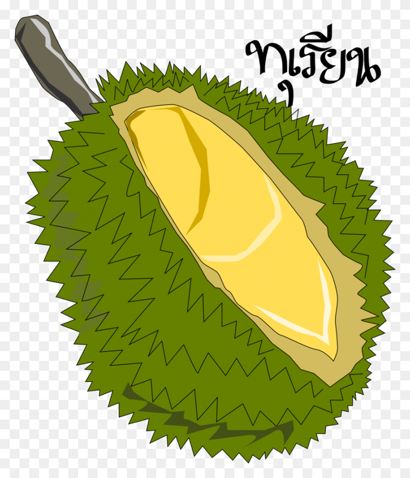 868x1024 Durian,thai Fruit Png Clipart - Cute Pineapple Clipart