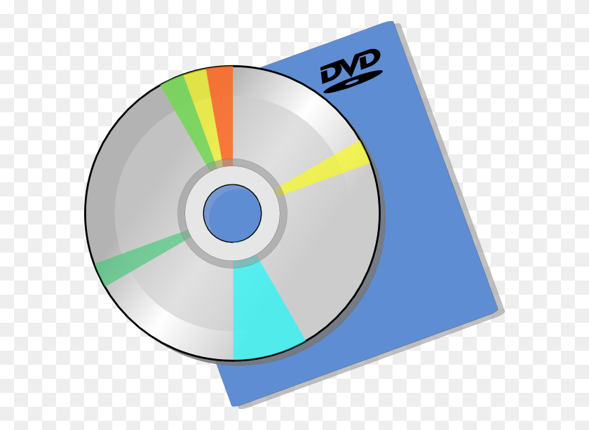 600x553 Dvd Disc Clip Art Free Vector - Nevada Clipart