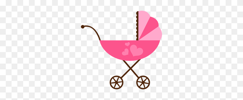 286x286 E - Baby Carriage Clipart