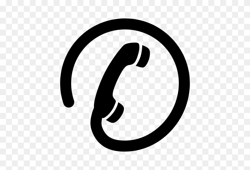 512x512 E Telephone Communications, Communications, Contemporary Icon - Telephone PNG