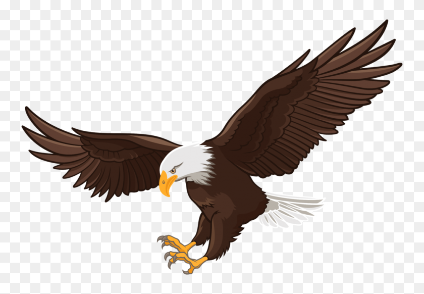 1024x686 Águila Volando Clipart Gratis Rana - Águila Mascot Clipart