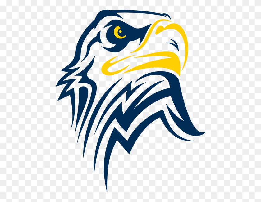483x591 Eagle Mascot Logo Clipart Png - School Mascot Clipart