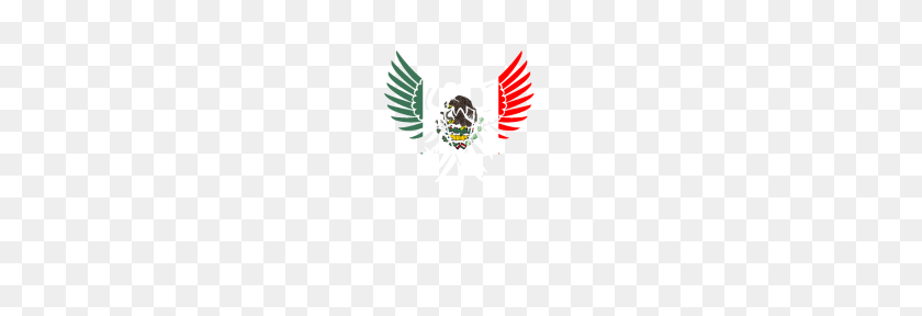 190x228 Diseño Mexicano Del Águila Con Diseño De La Bandera Mexicana Para El Orgullo Mexicano - Bandera Mexicana Png