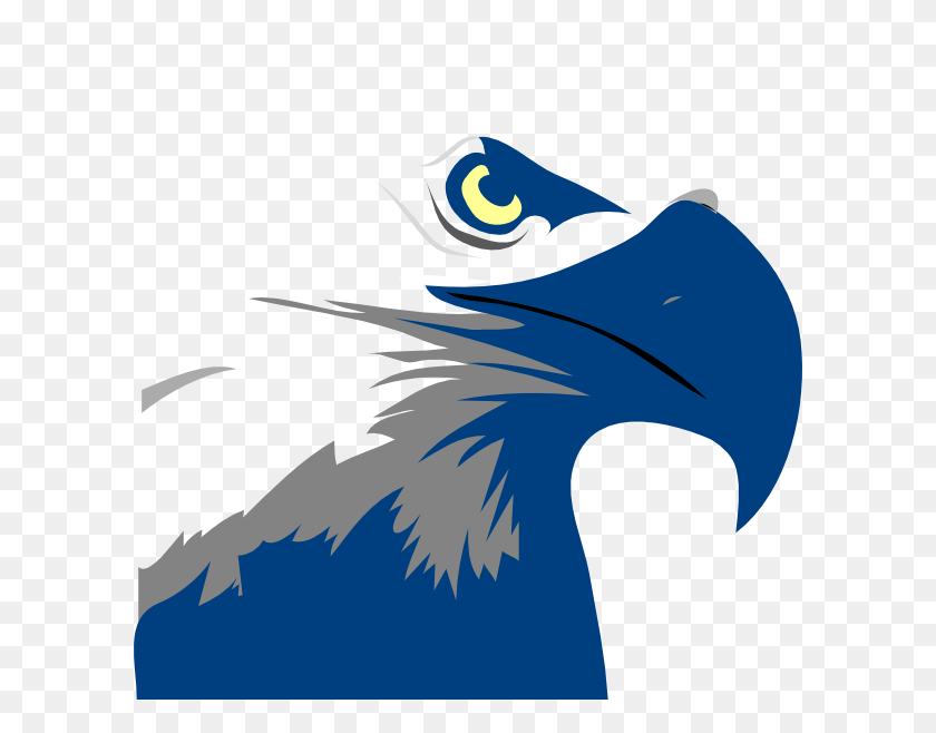 600x598 Eagles Logo Blue Eagle Logo Clip Art Man Cave Sports - Princess And The Frog Clipart