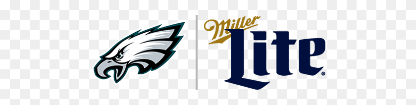 500x152 Eagles Miller Moment - Miller Lite Logo PNG