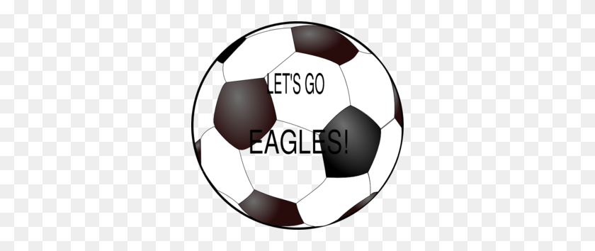 300x294 Eagles Soccer Ball Clip Art - Eagles Football Clipart