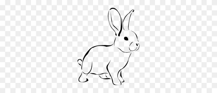 240x299 Ear Clipart Black And White - Bunny Ears Clipart Black And White