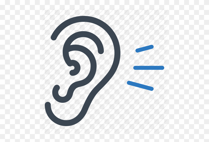512x512 Ear Listening Png Hd Transparent Ear Listening Hd Images - Ear PNG