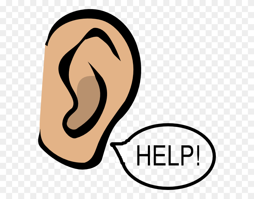 588x600 Ear Pain Clipart - Pain PNG