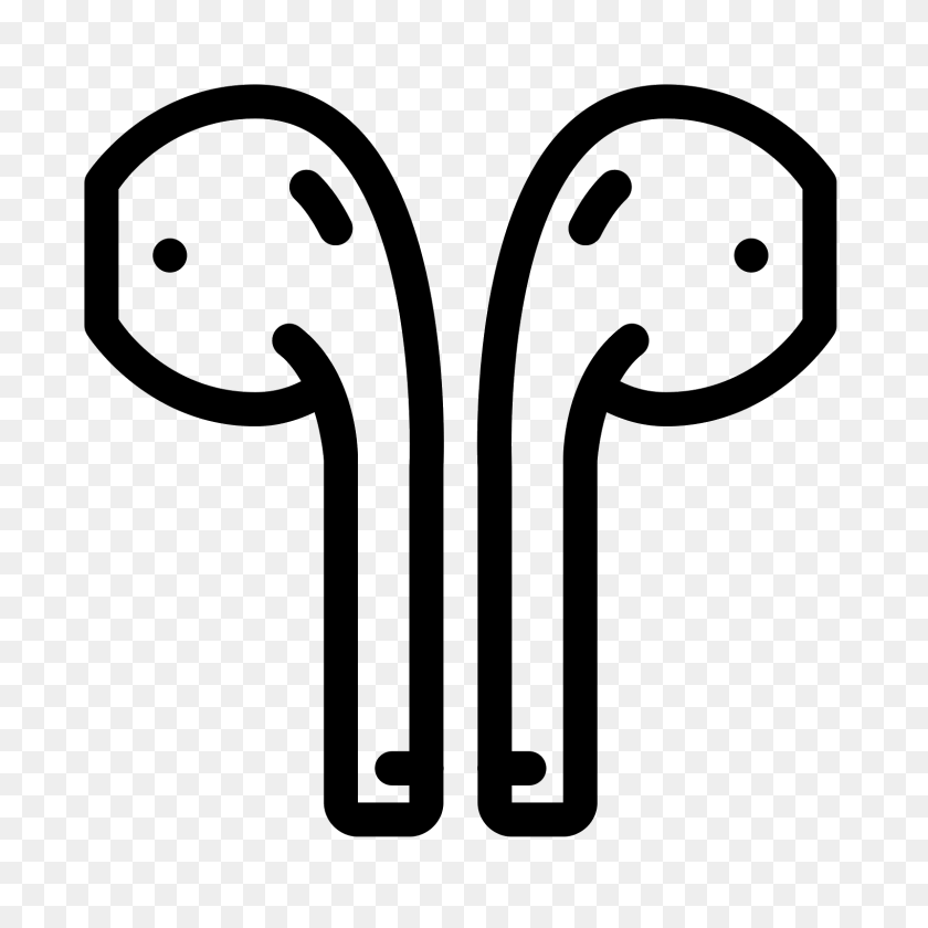 1600x1600 Earbud Headphones Icon - Earbuds PNG