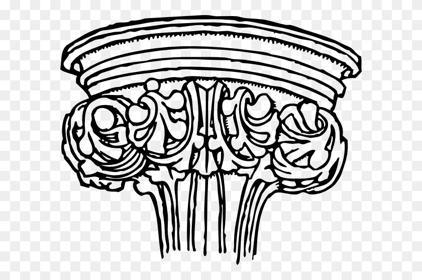 600x497 Early English Gothic Capital Clip Art Free Vector - Goalie Clipart