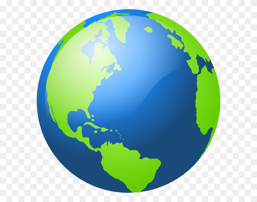 600x600 Земля Картинки Свободный Вектор - Континенты Клипарт