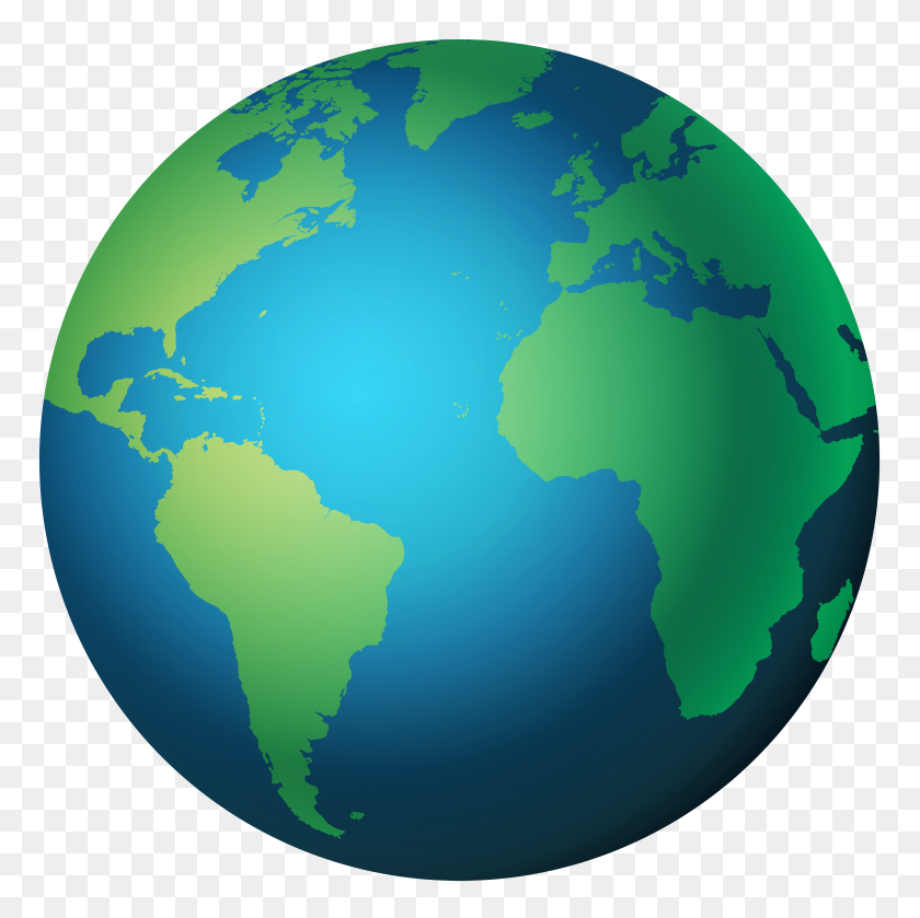 5000x4994 Earth Clipart - Globalization Clipart