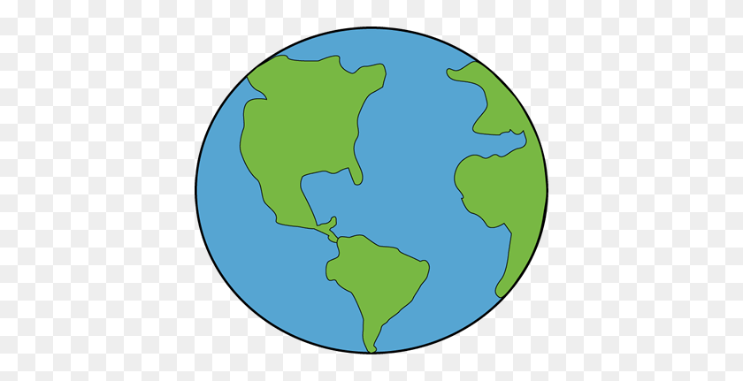 400x371 Earth Cliparts Black - Black And White Earth Clipart