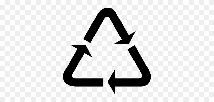 345x340 Earth Day Recycling Symbol Waste Hierarchy - Earth Day Clipart Black And White
