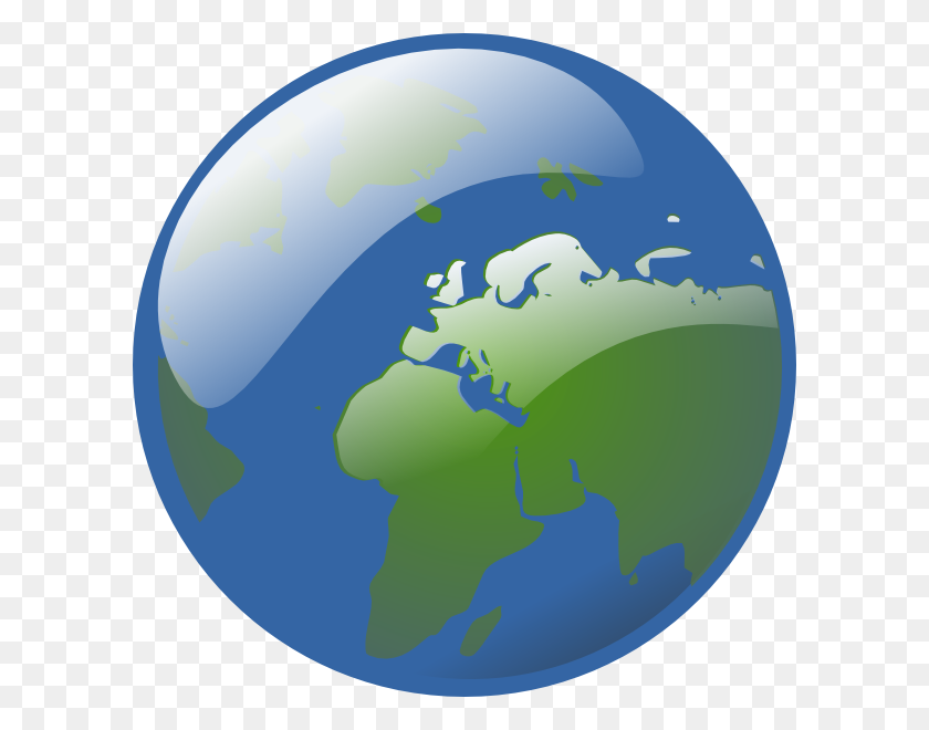 600x600 Earth Globe Clip Art Free Vector - Ewe Clipart