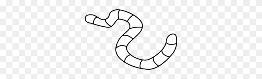 296x195 Earth Worm Outline Clip Art - Free Worm Clipart