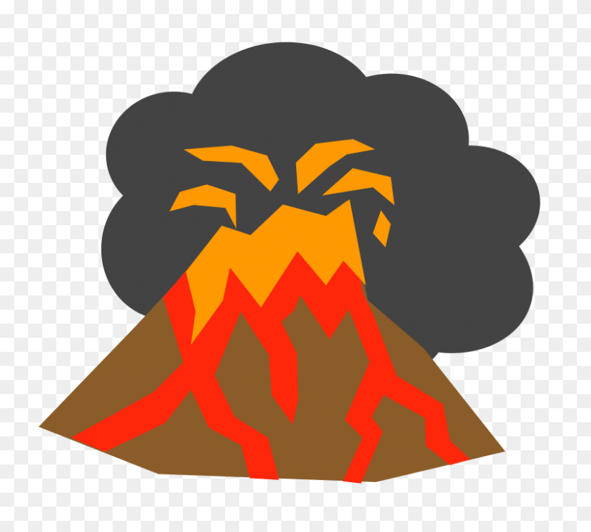 800x714 Volcán De Imágenes Prediseñadas De Terremoto - Clipart De Novela Gráfica