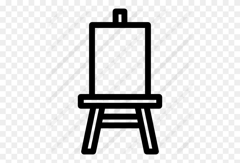 512x512 Easel With Canvas - Easel Clip Art