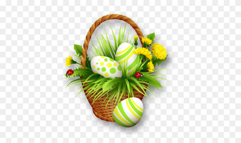 1024x576 Easter Basket Png High Quality Image - Easter PNG