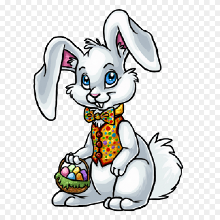 1200x1200 Easter Bunny Clipart Greeting - Vintage Animal Clipart