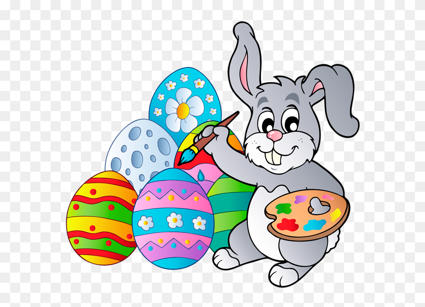 600x548 Easter Bunny Clipart Png - Easter 2018 Clipart