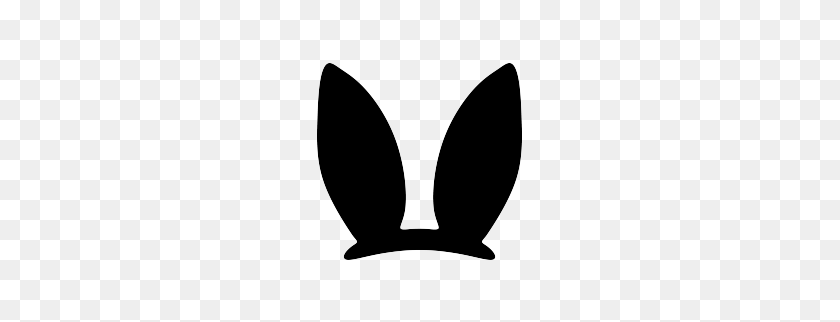 263x262 Easter Bunny Ears Silhouette Cricut Easter Easter - Rabbit Ears PNG