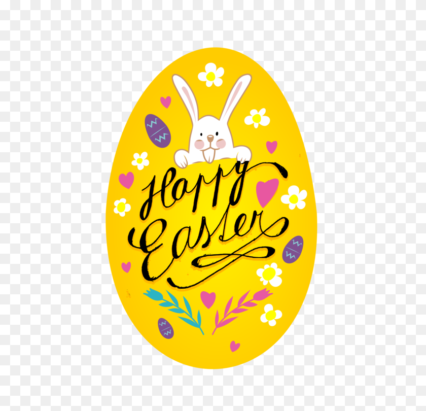 530x750 Easter Bunny Easter Egg Easter Postcard Greeting Note Cards Free - Jack In The Box Clipart
