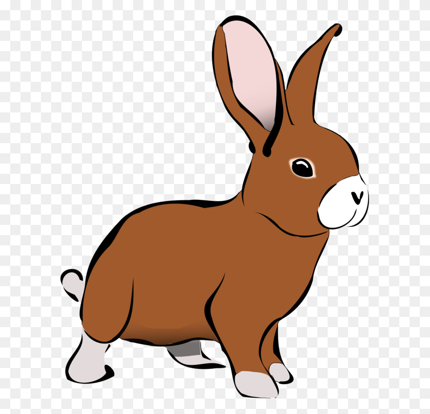 603x750 Easter Bunny Hare Domestic Rabbit Download - Rabbit Silhouette Clip Art
