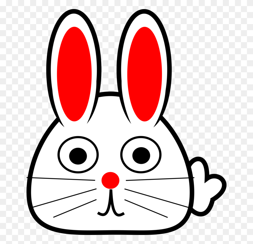 664x750 Easter Bunny Hare Domestic Rabbit Face - Rabbit Face Clipart
