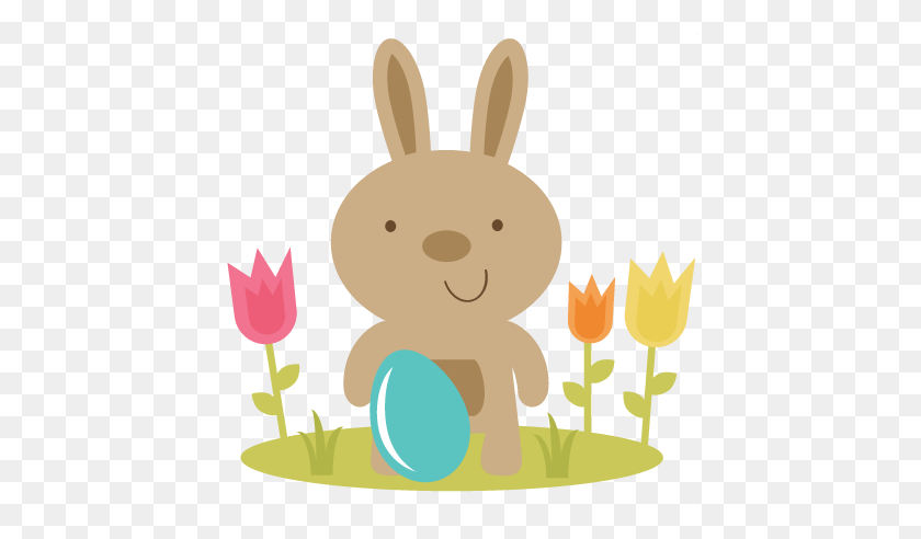 432x432 Easter Bunny In Flowers Easter Bunny - Easter Bunny PNG