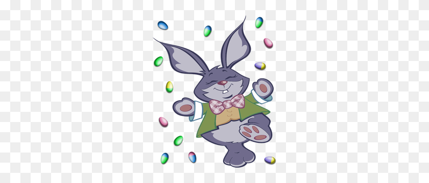 242x300 Easter Bunny Rabbit Clip Art - Funny Easter Clipart