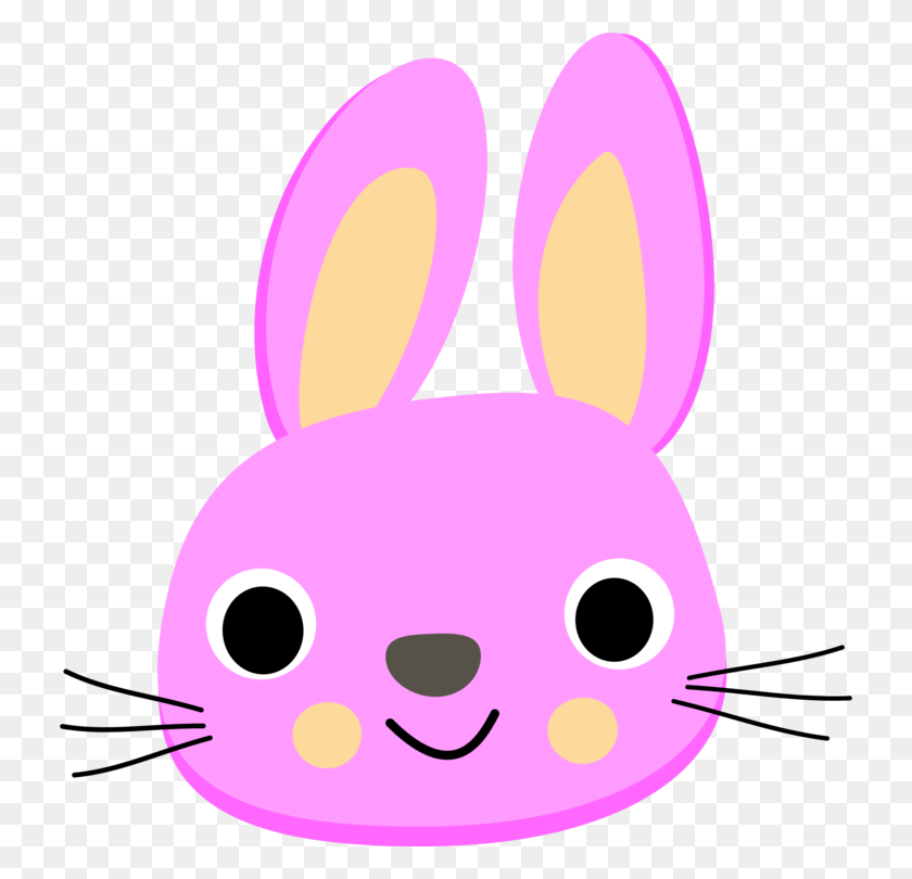 730x750 Easter Bunny Rabbit Face Drawing Cuteness - Rabbit Face Clipart