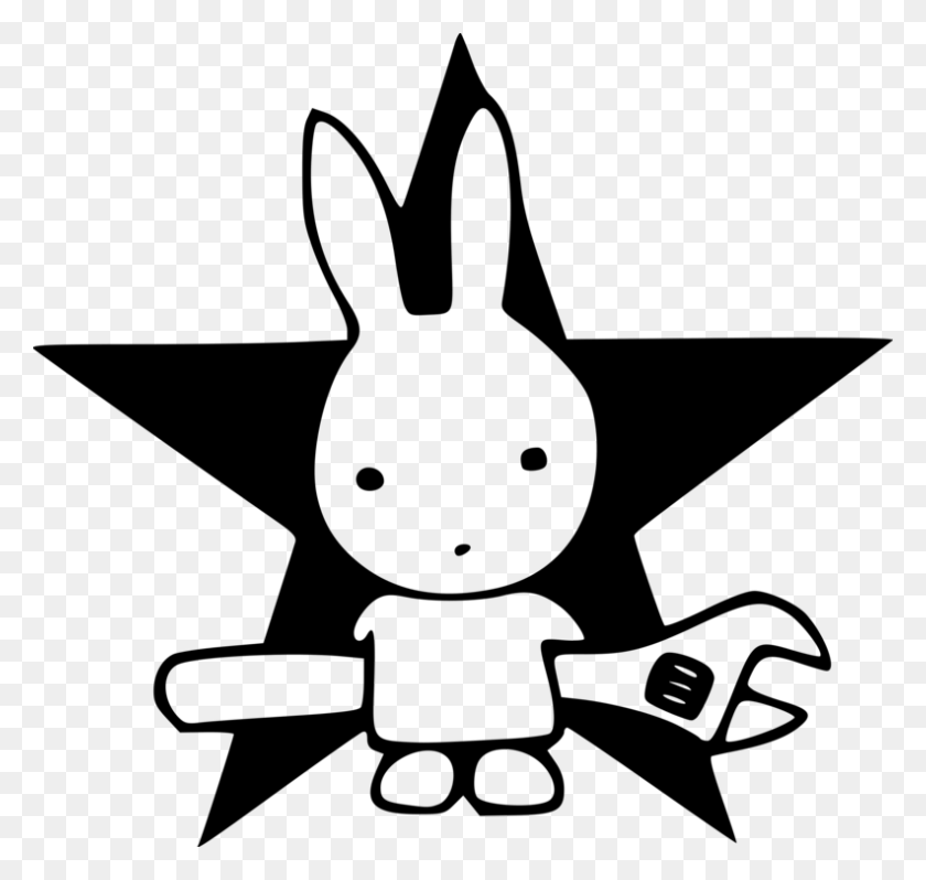 792x750 Пасхальный Заяц Кролик Заяц Прямого Действия Голландский Лоп - Кролик Клипарт