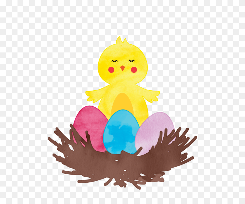 640x640 Easter Chick Nest, Easter Eggs Nest, Easter Chick Png - Nest PNG