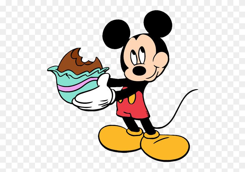 527x532 Pascua Clipart Mickey Mouse - Mickey Mouse Orejas Clipart