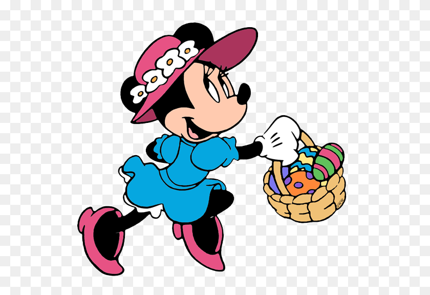550x516 Easter Clip Art Minnie Mouse - Easter Clipart Free Download