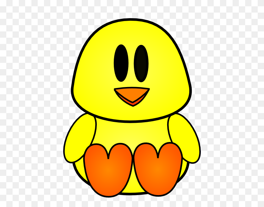 438x599 Easter Clipart Baby Chick - Sick Child Clipart