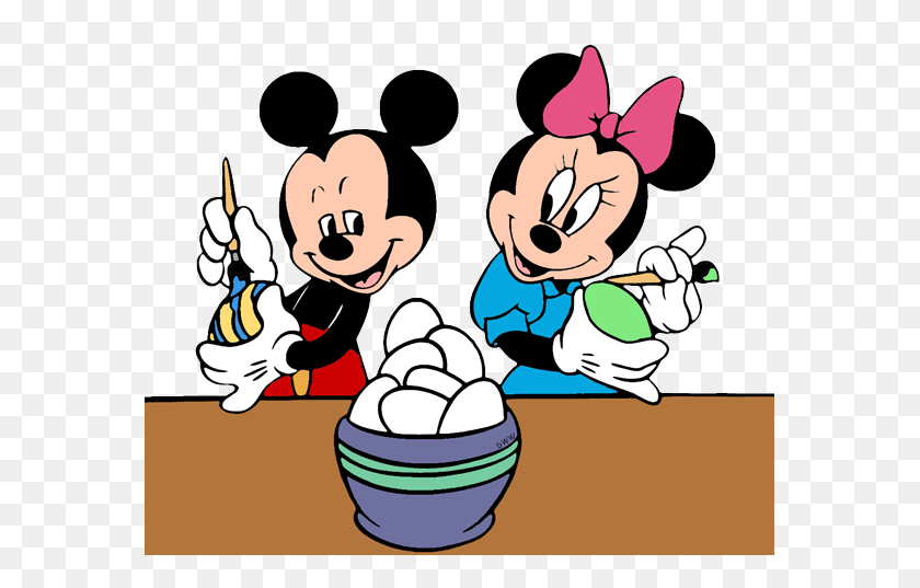 575x477 Pascua Clipart Minnie Mouse - Minnie Png