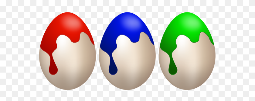 600x274 Easter Coloring Eggs Png Clip Art - Easter Banner Clipart