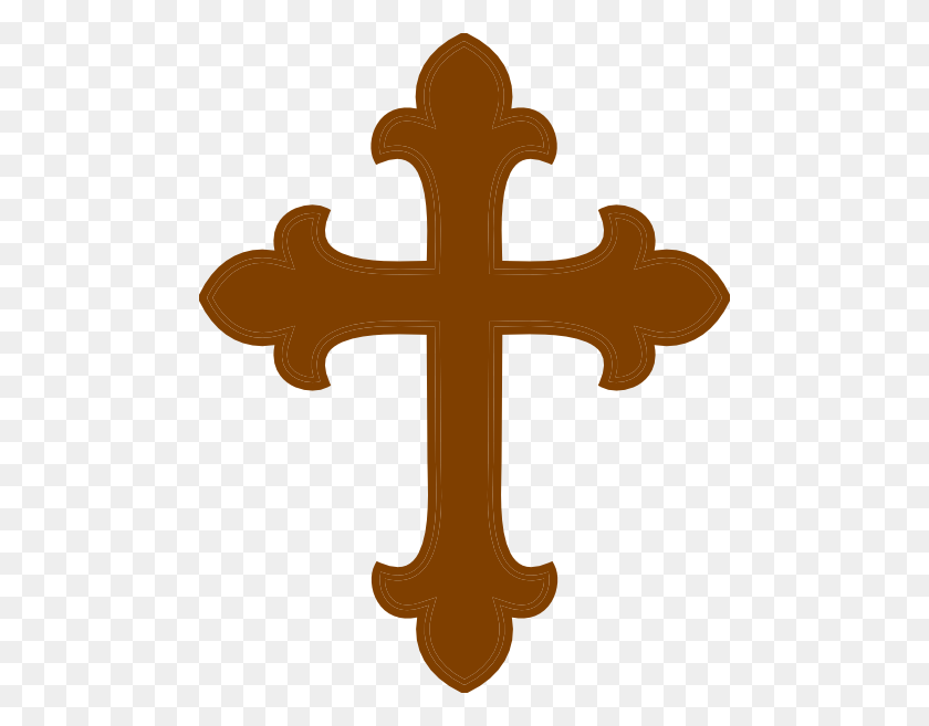 480x597 Пасхальный Крест Картинки - Пасха Религиозные Изображения Клипарт
