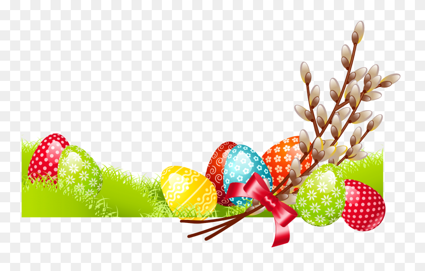 2933x1790 Easter Deco With Eggs Png Clipart - Family Tree PNG