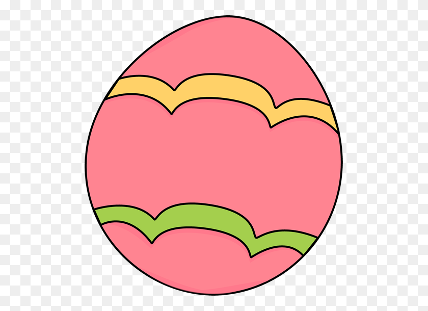 507x550 Easter Egg Clip Art - Zigzag Clipart
