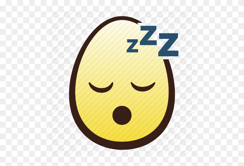 512x512 Pascua, Huevo, Emoji, Cara, Cabeza, Icono Para Dormir - Emoji Para Dormir Png